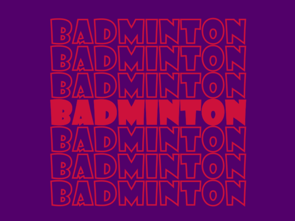 Badminton SVG Cut File