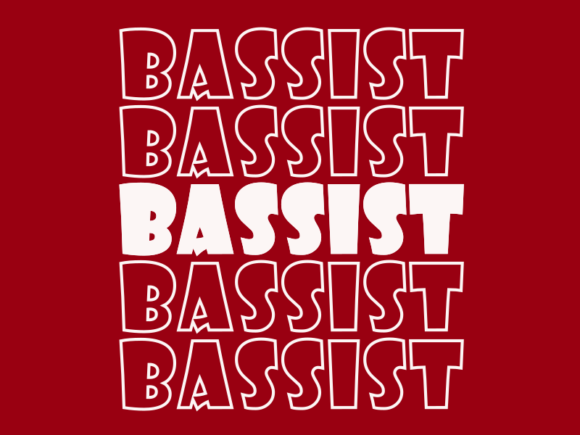 Bassist SVG Cut File: Scalable & Versatile