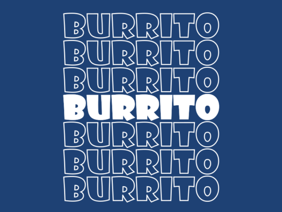 Burrito SVG Cut File
