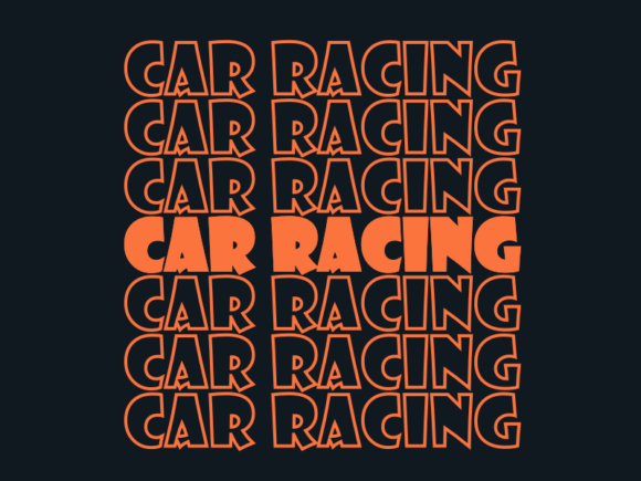 Car Racing SVG Cut File