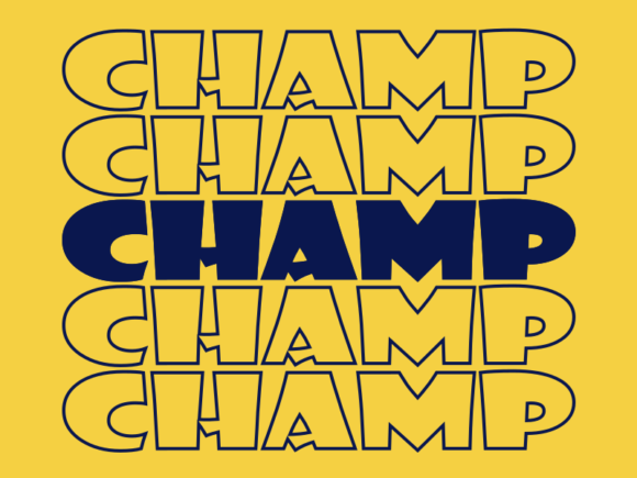 Champ Svg Cut File