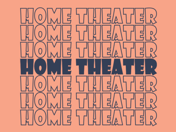 Home Theater SVG Cut File