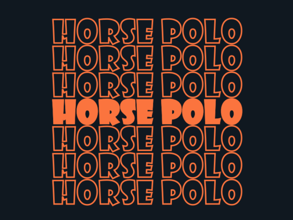 Horse Polo SVG Cut File