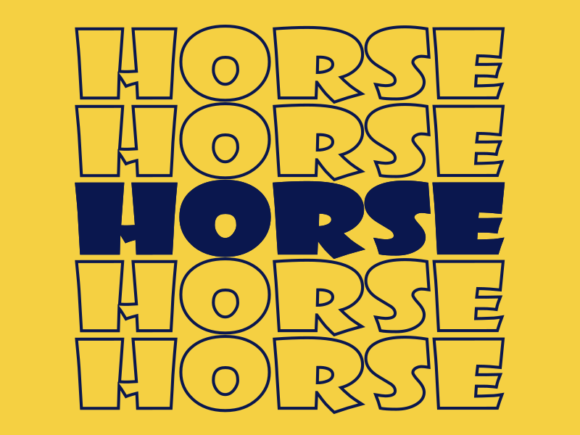 Horse SVG Cut File