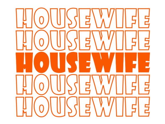 Housewife SVG Cut File: Versatile, Scalable & Craft-Ready