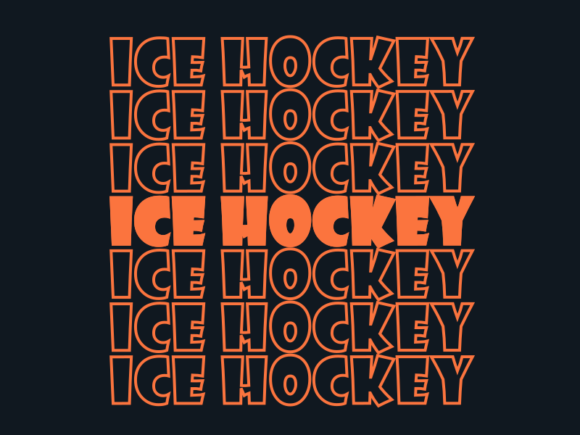 Ice Hockey SVG Cut File for Creative Projects