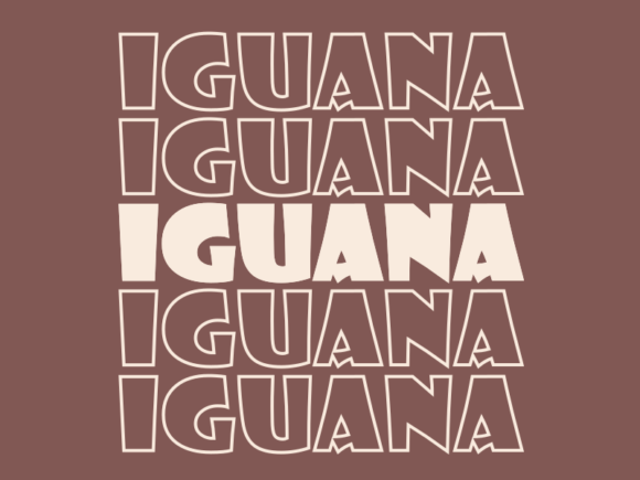 Iguana SVG Cut File