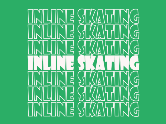 Inline Skating SVG Cut File
