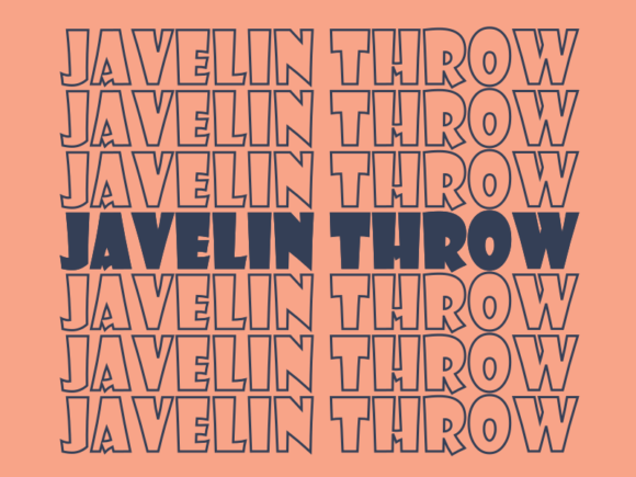 Javelin Throw SVG Cut File