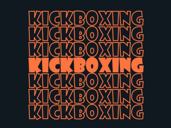 Kickboxing SVG Cut File: Scalable & Versatile Design Asset