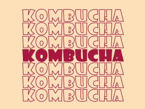 Kombucha SVG Cut File: Scalable & Versatile Craft Graphics