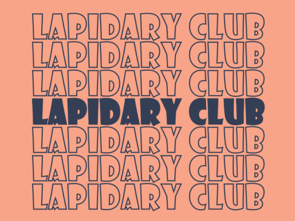 Lapidary Club Svg Cut File
