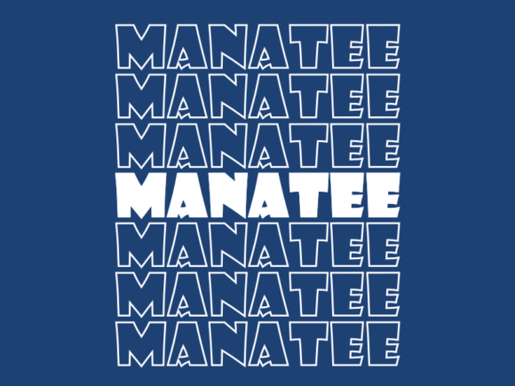 Manatee SVG Cut File for Creative Projects