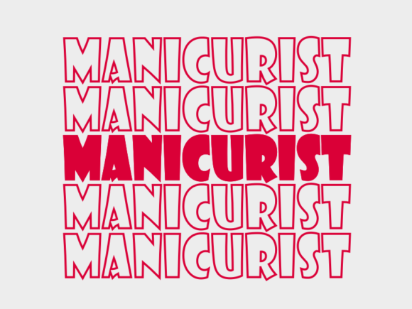 Manicurist SVG Cut File
