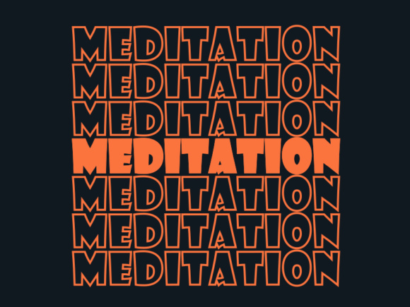 Meditation SVG Cut File: Creative Calm, Cut to Perfection